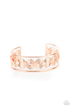 Load image into Gallery viewer, WEAVE An Impression - Copper Cuff Bracelet Paparazzi Accessories