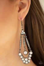 Load image into Gallery viewer, High-Ranking Radiance - Black Earrings Paparazzi Accessories