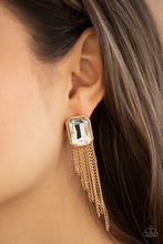 Load image into Gallery viewer, Save for a REIGNy Day - Gold Earrings Paparazzi Accessories