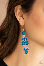 Load image into Gallery viewer, Superstar Social - Blue Earring Paparazzi Accessories