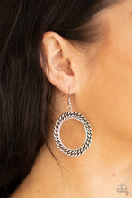 Load image into Gallery viewer, Above The RIMS - Silver Earrings Paparazzi Accessories