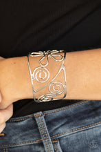 Load image into Gallery viewer, Groovy Sensations - Silver Bracelet Paparazzi Accessories