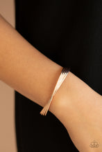 Load image into Gallery viewer, Bringing Basics Back - Rose Gold Bracelet Paparazzi Accessories