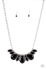 Load image into Gallery viewer, Never SLAY Never - Black Rhinestone Necklace Paparazzi Accessories