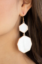 Load image into Gallery viewer, Vacation Glow - Rose Gold Earrings Paparazzi Accessories