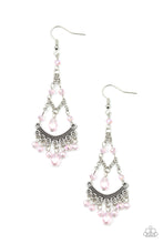 Load image into Gallery viewer, First In SHINE - Pink Earrings Paparazzi Accessories