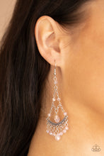 Load image into Gallery viewer, First In SHINE - Pink Earrings Paparazzi Accessories