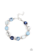 Load image into Gallery viewer, Celestial Couture - Blue Rhinestone Bracelet Paparazzi Accessories