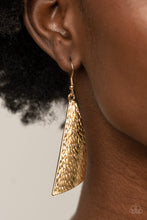 Load image into Gallery viewer, Ready The Troops - Gold Earrings Paparazzi Accessories