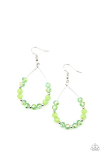 Load image into Gallery viewer, Wink Wink - Green Earrings Paparazzi Accessories