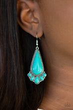 Load image into Gallery viewer, Rural Recluse - Blue Stone Earring Paparazzi Accessories