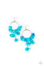 Load image into Gallery viewer, Holographic Hype Blue Earring Paparazzi Accessories
