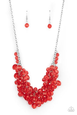 Let The Festivities Begin - Red Necklace Paparazzi Accessories