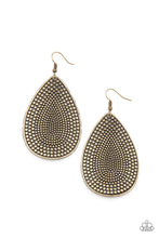 Load image into Gallery viewer, Artisan Adornment - Brass Earrings Paparazzi Accessories