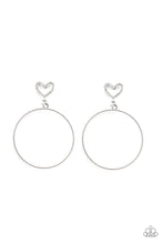 Load image into Gallery viewer, Love Your Curves White Earrings Paparazzi Accessories