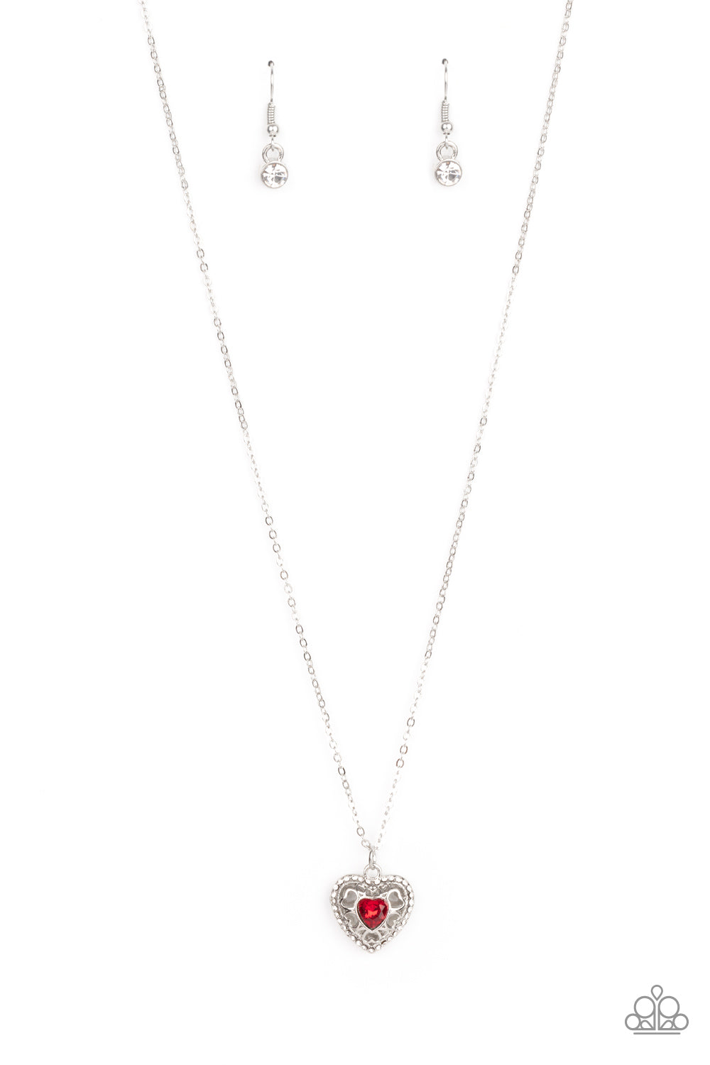 Treasures of the Heart - Red Necklace Paparazzi Accessories