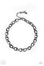 Load image into Gallery viewer, Urban Safari - Black Gunmetal Choker Necklace Paparazzi Accessories