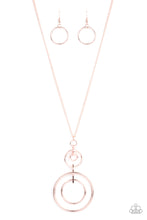 Load image into Gallery viewer, The Inner Workings - Rose Gold Necklace Paparazzi Accessories