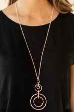 Load image into Gallery viewer, The Inner Workings - Rose Gold Necklace Paparazzi Accessories