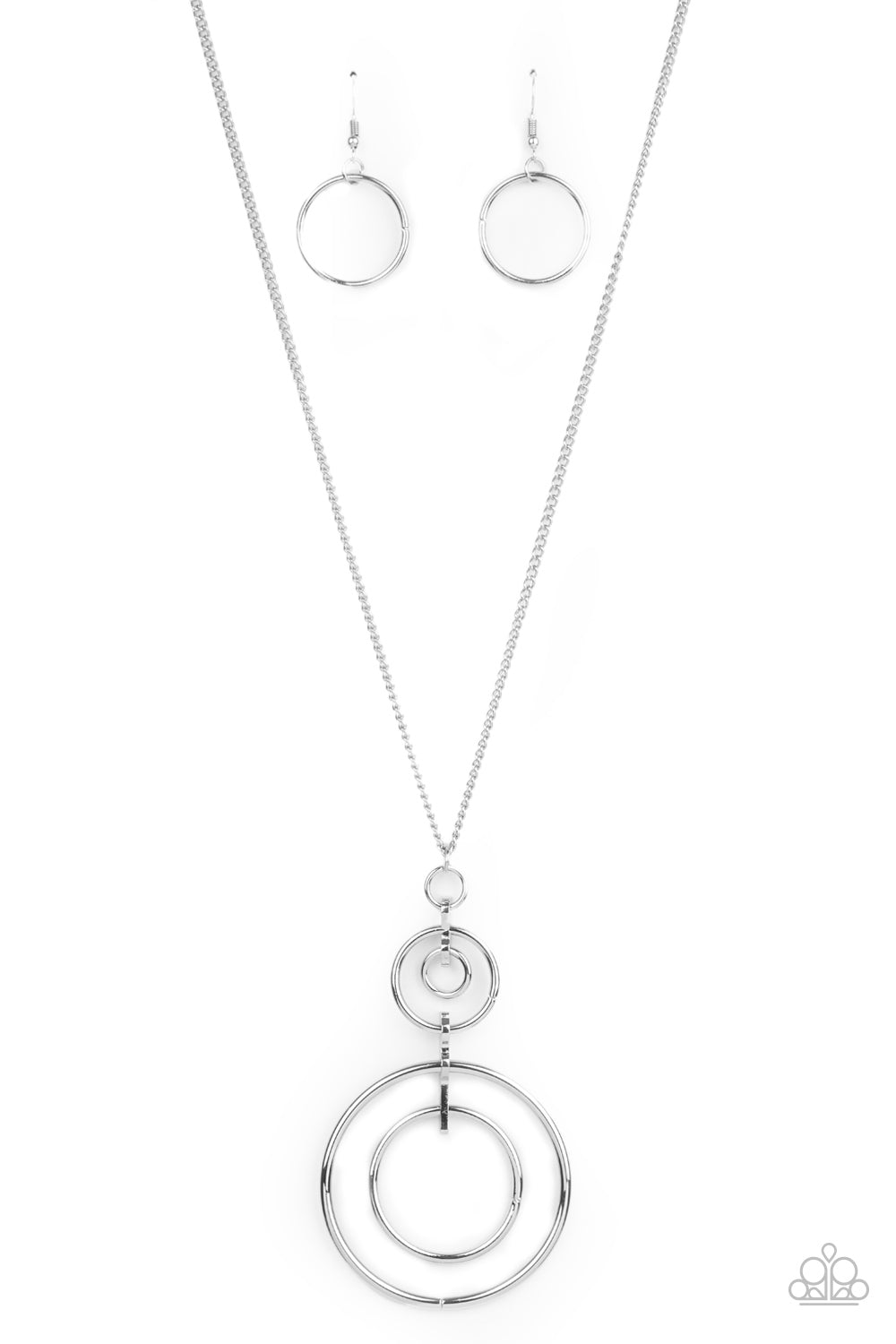 The Inner Workings - Silver Necklace Paparazzi Accessories