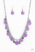 Load image into Gallery viewer, Flower Powered - Purple Necklace Paparazzi Accessories