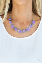 Load image into Gallery viewer, Flower Powered - Purple Necklace Paparazzi Accessories