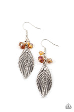 Load image into Gallery viewer, LEAF It To Fate - Brown Earrings Paparazzi Accessories