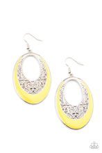 Load image into Gallery viewer, Orchard Bliss - Yellow Earrings Paparazzi Accessories