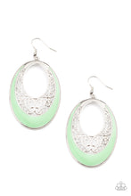 Load image into Gallery viewer, Orchard Bliss - Green Earrings Paparazzi Accessories