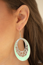 Load image into Gallery viewer, Orchard Bliss - Green Earrings Paparazzi Accessories