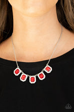 Load image into Gallery viewer, Next Level Luster - Red Rhinestone Necklace Paparazzi Accessories