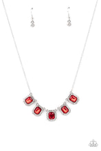 Load image into Gallery viewer, Next Level Luster - Red Rhinestone Necklace Paparazzi Accessories