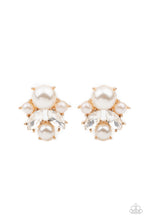 Load image into Gallery viewer, Royal Reverie - Gold Earrings Paparazzi Accessories
