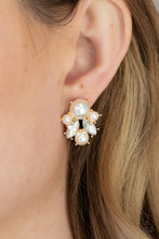 Load image into Gallery viewer, Royal Reverie - Gold Earrings Paparazzi Accessories