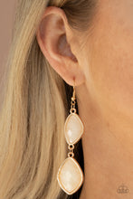 Load image into Gallery viewer, The Oracle Has Spoken - Gold Earrings Paparazzi Accessories