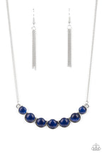 Load image into Gallery viewer, Serenely Scalloped - Blue Necklace Paparazzi Accessories