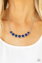 Load image into Gallery viewer, Serenely Scalloped - Blue Necklace Paparazzi Accessories