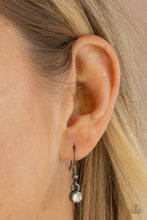 Load image into Gallery viewer, Sparkly Ever After - Black Gunmetal Rhinestone Necklace Paparazzi Accessories