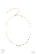 Load image into Gallery viewer, Dynamically Dainty - Gold Choker Necklace Paparazzi Accessories