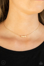 Load image into Gallery viewer, Dynamically Dainty - Gold Choker Necklace Paparazzi Accessories