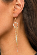 Load image into Gallery viewer, Pass The Glitter - Gold Earrings Paparazzi Accessories