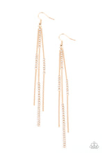 Load image into Gallery viewer, Dainty Dynamism - Gold  Earrings Paparazzi Accessories