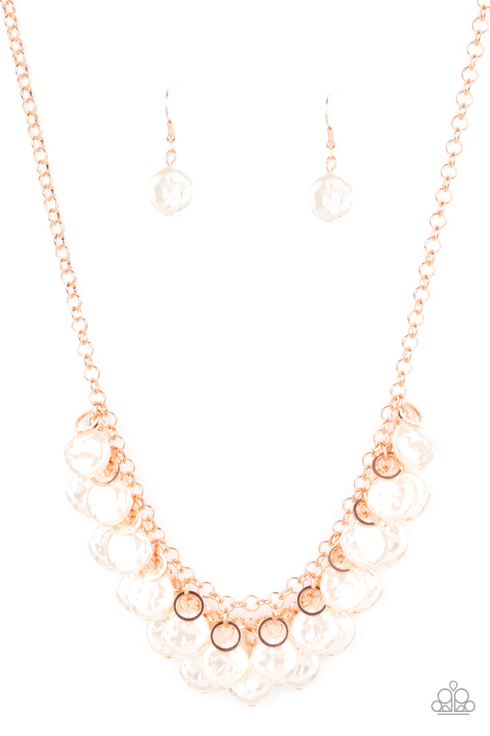 BEACHFRONT and Center - Copper Necklace Paparazzi Accessories