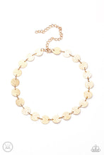 Load image into Gallery viewer, Reflection Detection - Gold Choker Necklace Paparazzi Accessories