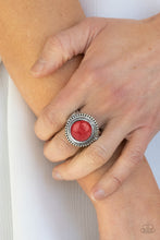 Load image into Gallery viewer, Evolutionary Essence - Red Stone Ring Paparazzi Accessories