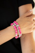 Load image into Gallery viewer, Desert Verbena - Pink Bracelet Paparazzi Accessories