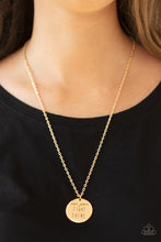 Load image into Gallery viewer, Light It Up - Gold Necklace Paparazzi Accessories