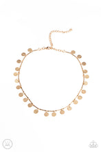 Load image into Gallery viewer, Musically Minimalist - Gold Choker Necklace Paparazzi Accessories