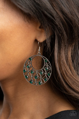 Garden Garnish - Green Earrings Paparazzi Accessories