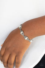 Load image into Gallery viewer, Crown Privilege - White Rhinestone Bracelet Paparazzi Accessories